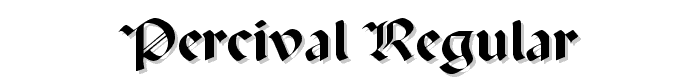 Percival Regular font